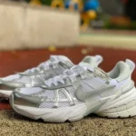 Nike V2K Run White Silver Retro Sneakers FD0736-104