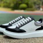 Alexander McQueen 2.0 White Grey Black Low-Top Sneakers