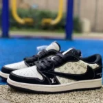 Travis Scott x Louis Vuitton x Air Jordan 1 Low LX1988-200 Black White Retro