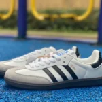 Adidas Samba OG White Grey Black Retro Sneakers B75806