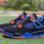 Air Jordan 4 Retro Cavs 308497-027 Black Orange