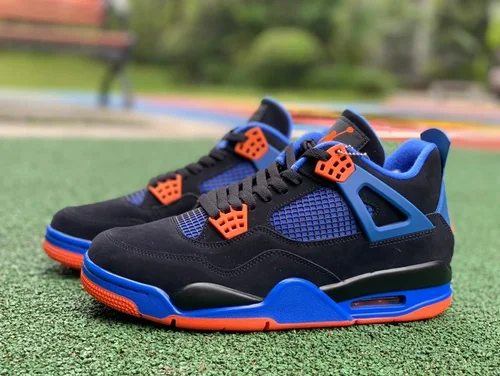 Air Jordan 4 Retro Cavs 308497-027 Black Orange