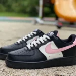 Nike Air Force 1 BY YOU Black White Pink