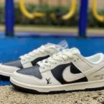 Nike Dunk x Louis Vuitton White Black Retro Sneakers BB8766-208