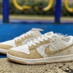 Nike Dunk x Louis Vuitton White Brown Retro Sneakers DQ1098-346