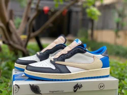 Travis Scott x Air Jordan 1 Low DM7866-140 Fragment Blue White DG 2.0