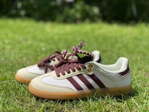 Wales Bonner x Adidas Samba White Red Retro Sneakers