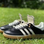 Wales Bonner x Adidas Samba Black White Retro Sneakers