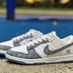 Nike Dunk x MLB New York Yankees White Grey Retro Sneakers DQ1098-347