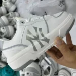 MLB White Grey NY Yankees Chunky Liner Casual Shoes