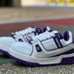 Louis Vuitton Trainer Maxi White Purple