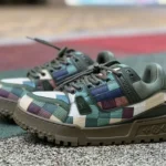 Louis Vuitton Trainer Maxi Camo Army Green