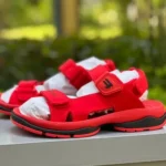 Balenciaga Red Sandals Vintage Dad Shoes