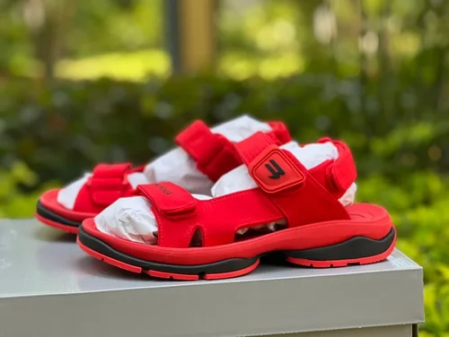 Balenciaga Red Sandals Vintage Dad Shoes