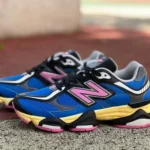 New Balance 9060 Blue Yellow Pink Pure Original Retro Running Shoes U9060BPO