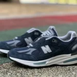 New Balance 991V2 Navy Blue Retro Running Shoes U991NV2