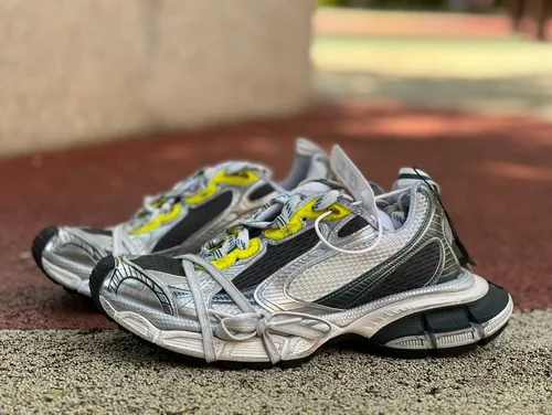 Balenciaga 3XL Silver White Yellow Pure Original Vintage Dad Shoes