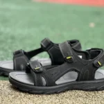 Caterpillar Black Grey Sandals - CAT Progressor Web Bold Outdoor Sandals