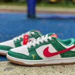 Nike Dunk x Louis Vuitton White Green Red Retro Sneakers XP3802-331