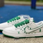 Nike Dunk x Louis Vuitton White Green Retro Sneakers SJ2068-241