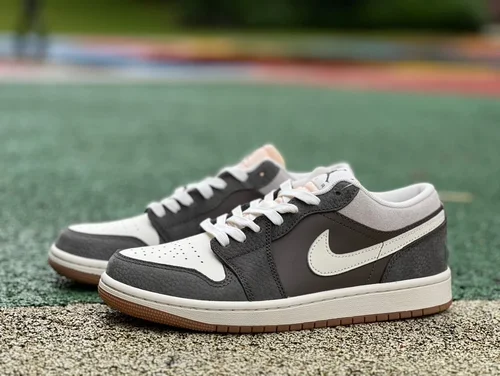 Air Jordan 1 Low FD0399-004 Magpie Grey White Brown DT Version