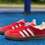 Adidas Gazelle Red White Retro Sneakers IF1808