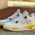 Air Jordan 4 AQ9129-101 White Orange