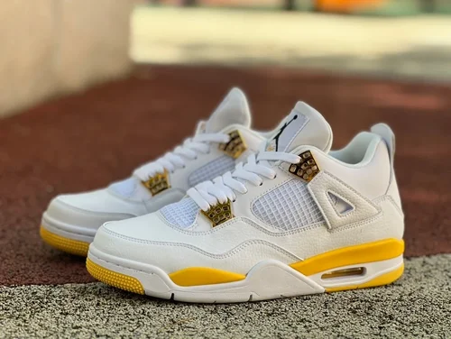 Air Jordan 4 AQ9129-101 White Orange