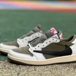 Travis Scott x Air Jordan 1 Low DM7866-200 Military Green LJR Version