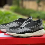 Nike Air Footscape Woven Black Grey Casual Sneakers FB1959-100