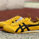 Onitsuka Tiger Mexico 66 Low-Top Sneakers in Yellow & Black