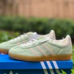 Adidas Gazelle Indoor Green Pink Retro Sneakers IE2948