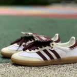 Wales Bonner x Adidas Samba White Brown Retro Sneakers IE0586