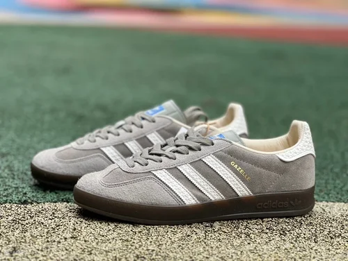 Adidas Gazelle Indoor Grey White Retro Sneakers IF1807