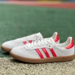 Adidas Samba Grey Red Retro Sneakers IE1953