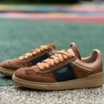 Valentino UPVILLAGE Leather Sneakers in Brown