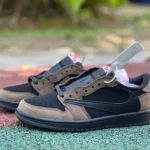 Travis Scott x Air Jordan 1 Low DM7866-202 New Black Brown Reverse Swoosh