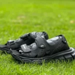 Balenciaga 3XL Black Sandals Comfortable Beach Sandals