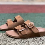 Balenciaga Brown Slides Vintage Dad Shoes