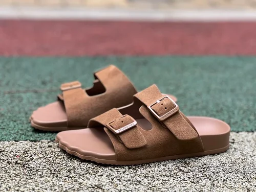 Balenciaga Brown Slides Vintage Dad Shoes