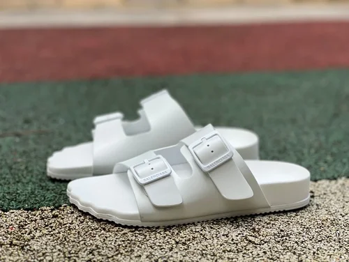 Balenciaga White Slides Vintage Dad Shoes