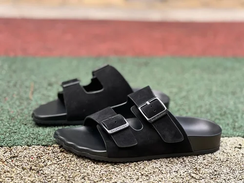 Balenciaga Black Slides Vintage Dad Shoes