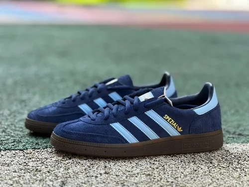 Adidas Handball Blue Brown Retro Sneakers BD7633