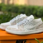 Louis Vuitton x Air Jordan 1 Low SJ9950-002 White Brown