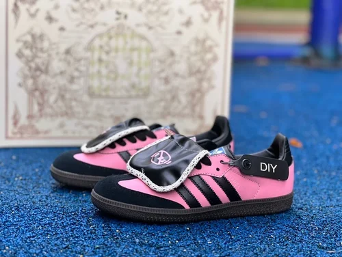 Adidas Samba OG Black Pink Retro Sneakers B75807