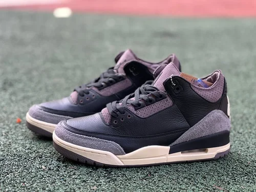 A Ma Maniere x Air Jordan 3 FZ4811-001 Black Purple