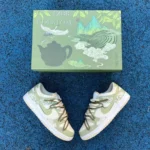 Nike Dunk FZBB Tea Gift Box Double Hook White Green Retro Sneakers DV0831-003