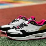 Nike Air Max 1 PHANTACi Black White Pink Gold HJ3966-110