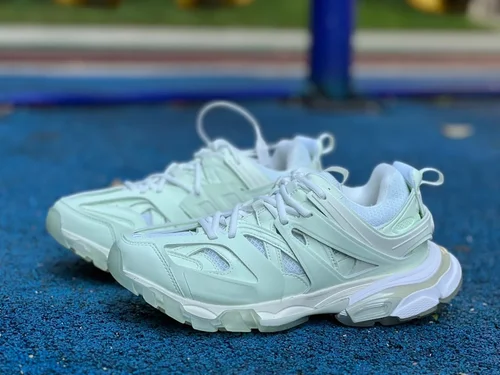 Balenciaga Triple S White Glow-in-the-Dark Sneakers