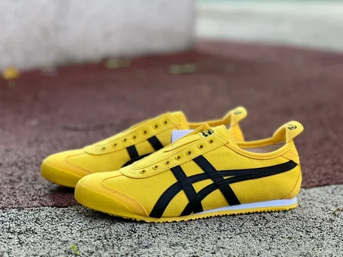 Onitsuka Tiger Mexico 66 Low-Top Sneakers in Yellow & Black